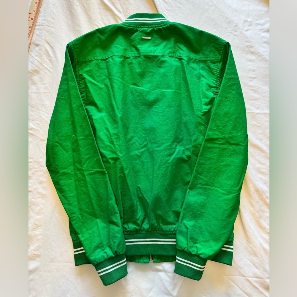 Denim & Flower St. Patrick’s Day / Ireland Vibrant Kelly Green BomberJacket - Picture 8 of 8